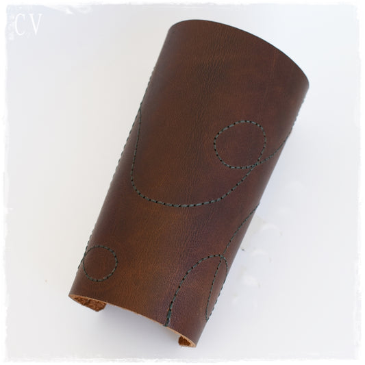 Celtic Leather Bracer Cuff
