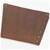 Brown Leather Armguard - Custom Sizes