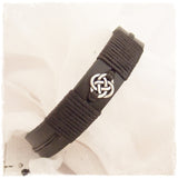 3rd Annivesary Celtic Leather Bracelet