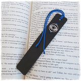 Embossed Personalized Leather Bookmark - Yogi Gift