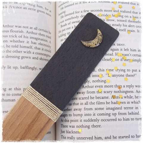Personalized Crescent Moon Bookmark
