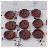 Handmade Polymer Clay Round Buttons