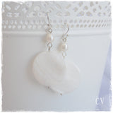 Bridal Ivory Pearl Earrings