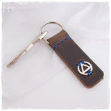 AA Recovery Leather Keyring