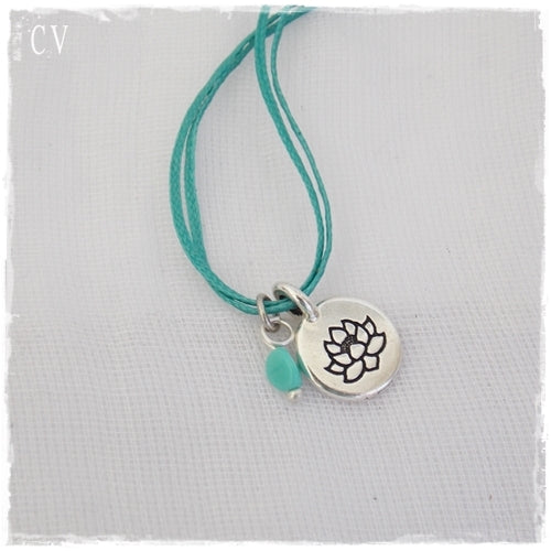 Dainty Lotus Necklace – The C2V Brand