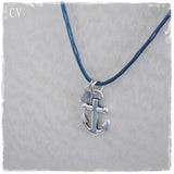 Layering Dainty Anchor Pendant Necklace