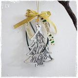 Wooden Christmas Tree Good Luck Ornament - 2023