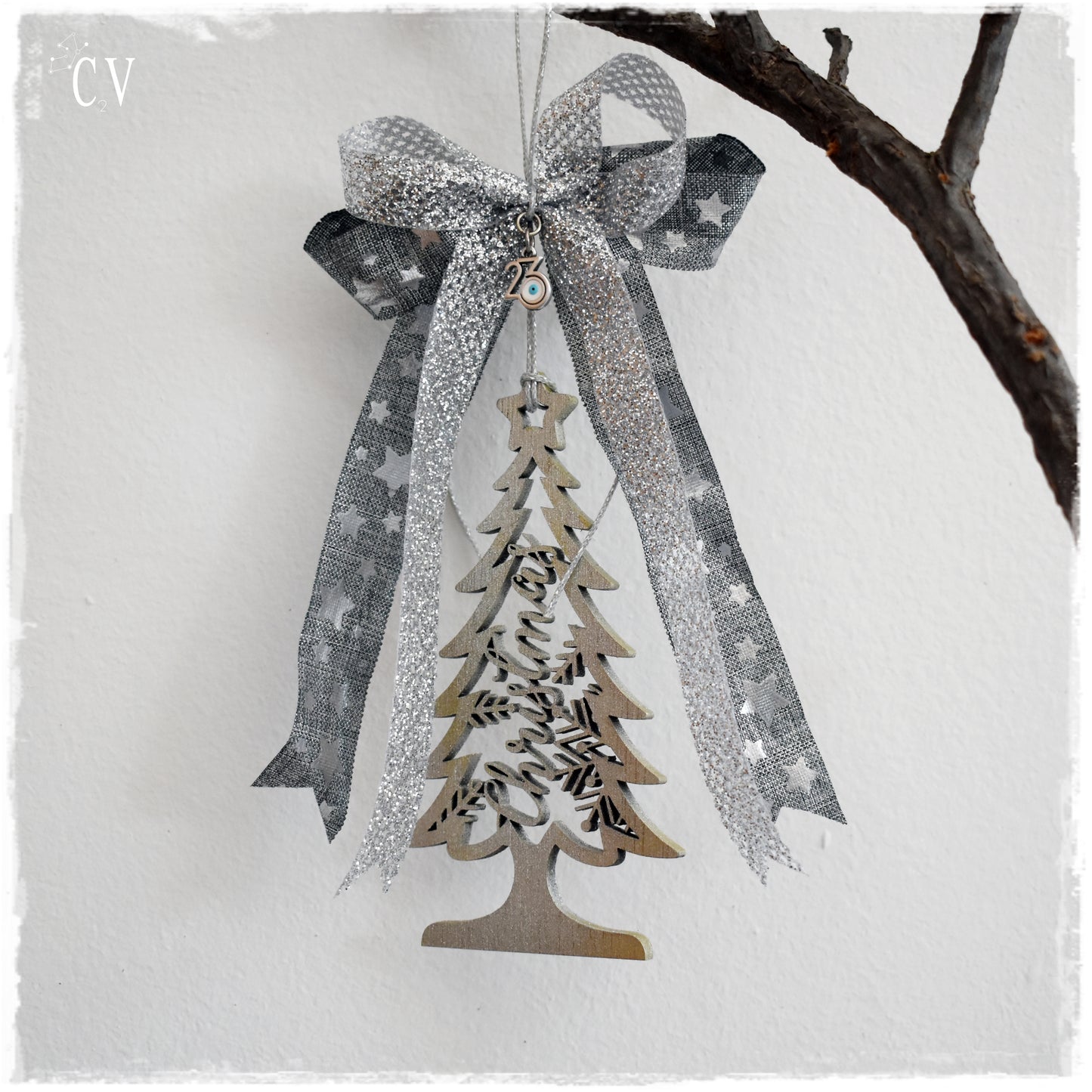 2023 Evil Eye Christmas Tree Good Luck Ornament