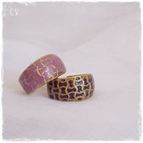 Vintage Brass Cage Rings