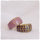 Vintage Style Artistic Clay Rings