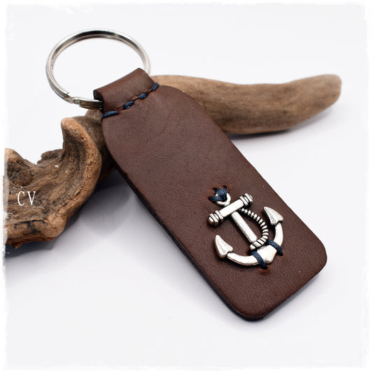 Personalized Anchor Keychain
