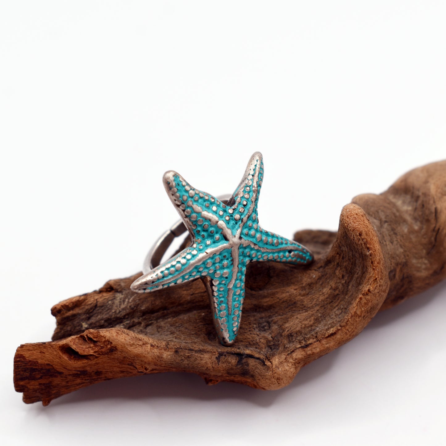 Turquoise Starfish Ring