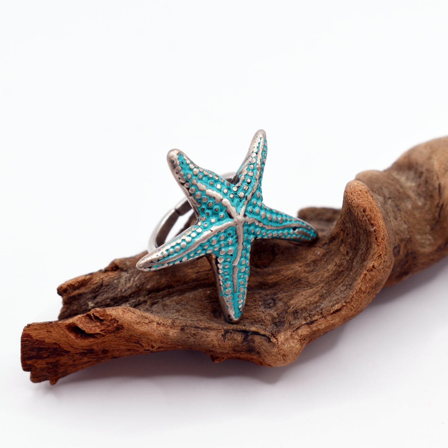 Turquoise Starfish Ring