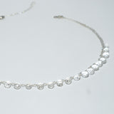 Crystal Quartz Teardrops  Necklace