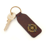 Nautical Leather Keychain <3