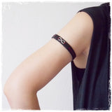 Infinity Leather Armband