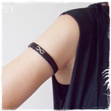 Infinity Leather Armlet