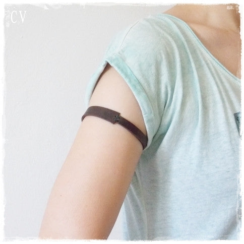 Cosplay Leather Upper Arm Bracelet