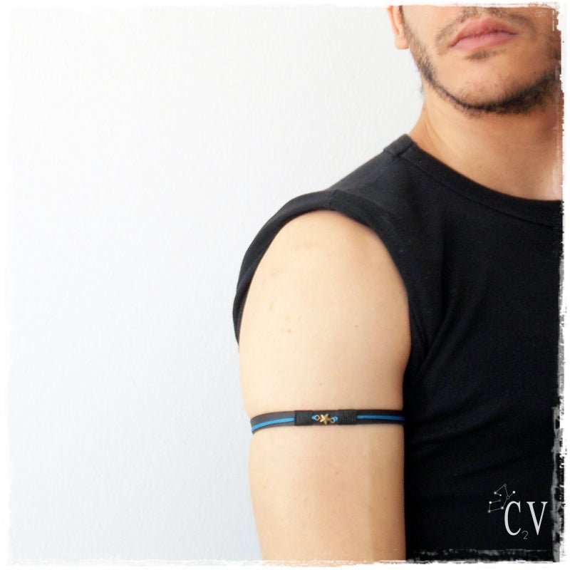Dainty Star Leather Upper Arm Bracelet
