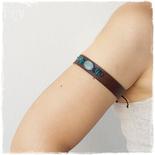 Aquamarine Gemstone Armlet
