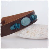 Aquamarine Yoga Tribal Armband