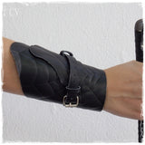 Spider-Web Leather Arm-Wrap
