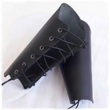 Viking Black Leather Armguard