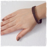 Woodland Leather Bangle Bracelet