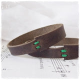 Customizanle Bangle Leather Bracelets