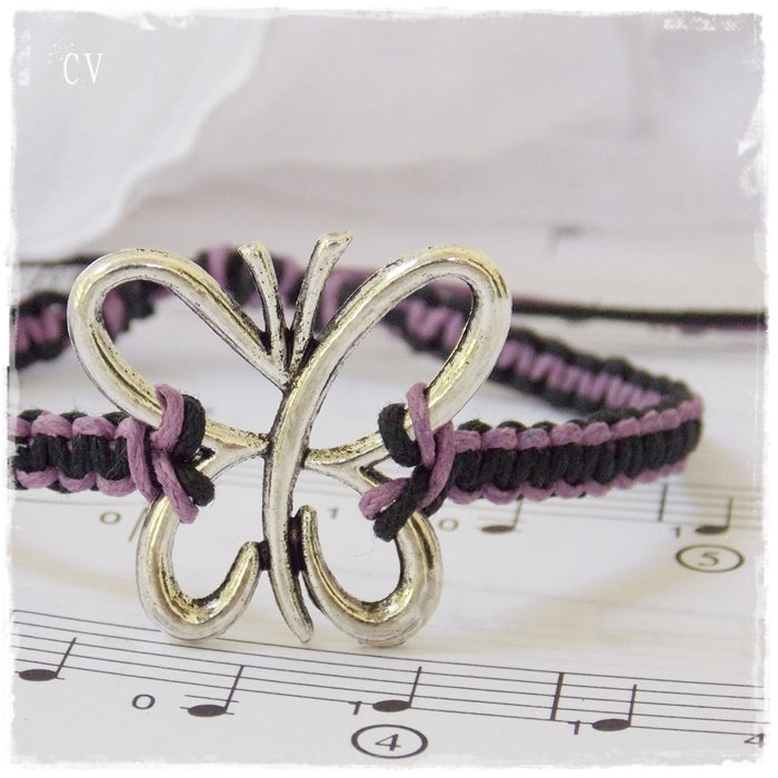 Large Butterfly Friendship Bracelet