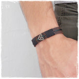 Triquetra Leather Bracelet * !!