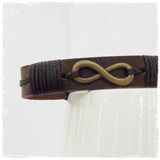 Forever Anniversary Leather Bracelet Cuff