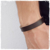 Rustic Brown Surfer Leather Bracelet