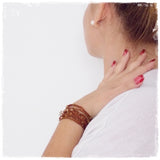 Citrine Stone Chakra Wrap Bracelet - Necklace