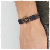Steampunk Leather Bracelet