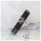 Animal Spirit Hummindbird Leather Wristband