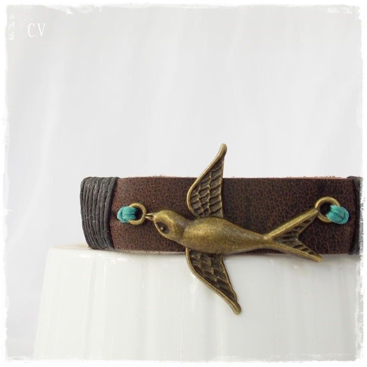 Swallow Bird Bracelet Cuff