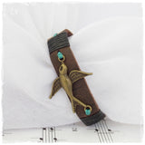 Swallow Bird Leather Bracelet