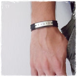 Runic Leather Bracelet *