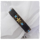 Dainty Star Leather Upper Arm Bracelet