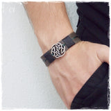 Pagan Leather Bracelet Cuff