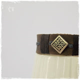 CUSTOM Engraved Leather Bracelet