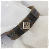 Viking Leather Bracelet