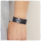 Yoga Teacher Chakra Leather Bracelet