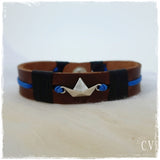Paper Boat Custom Bracelet Cuff