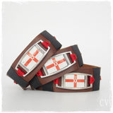 Custom Flag Leather Bracelets