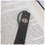 Irish Love Knot Leather Bookmark