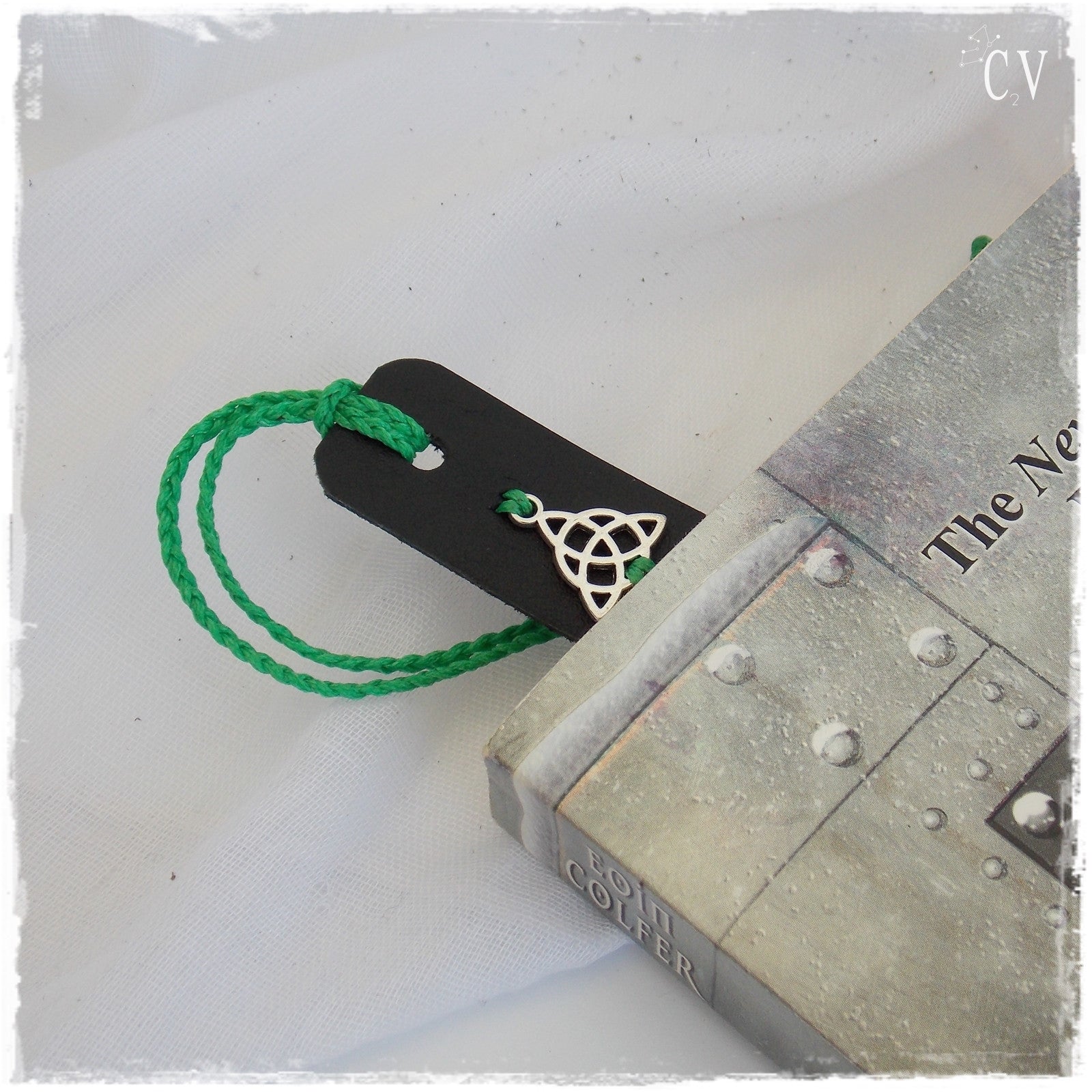 Trinity Knot Leather Bookmark