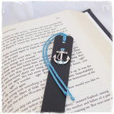 Anchor Leather Bookmark