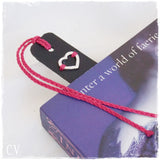 Silver Heart Bookmark